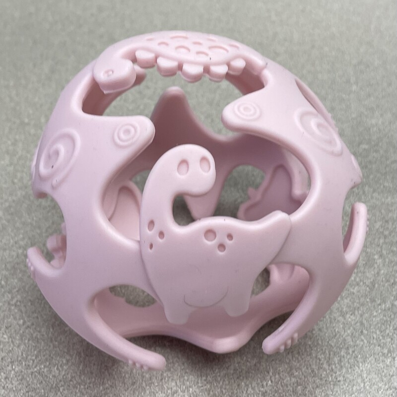 Tiny Tot Teether Ball, Pink, Size: Pre-owned