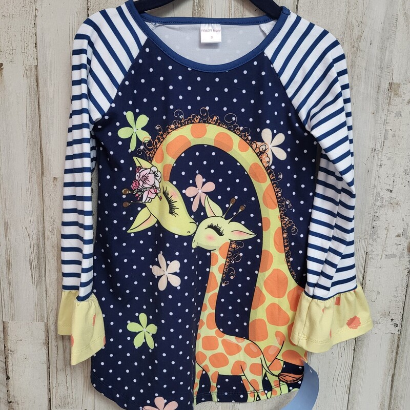 3 Navy Giraffe Tunic