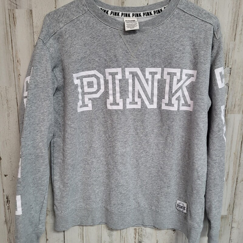 S Grey Logo Sweatshirt, Grey, Size: Ladies S