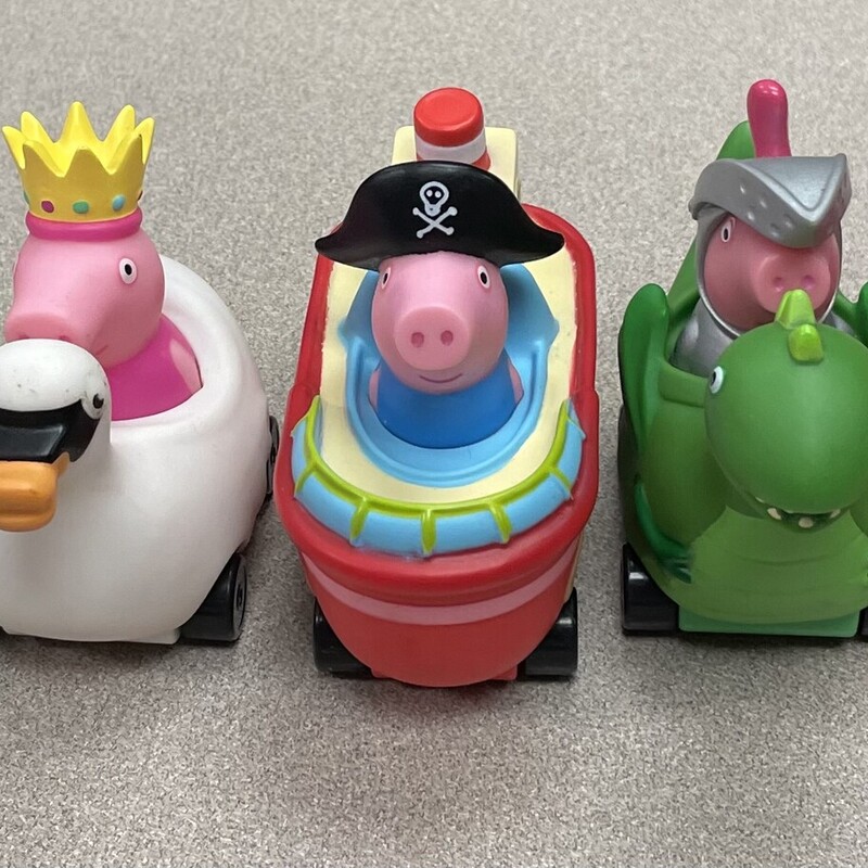 Peppa Pig In A Car Set, Multi, Size: Pre-owned