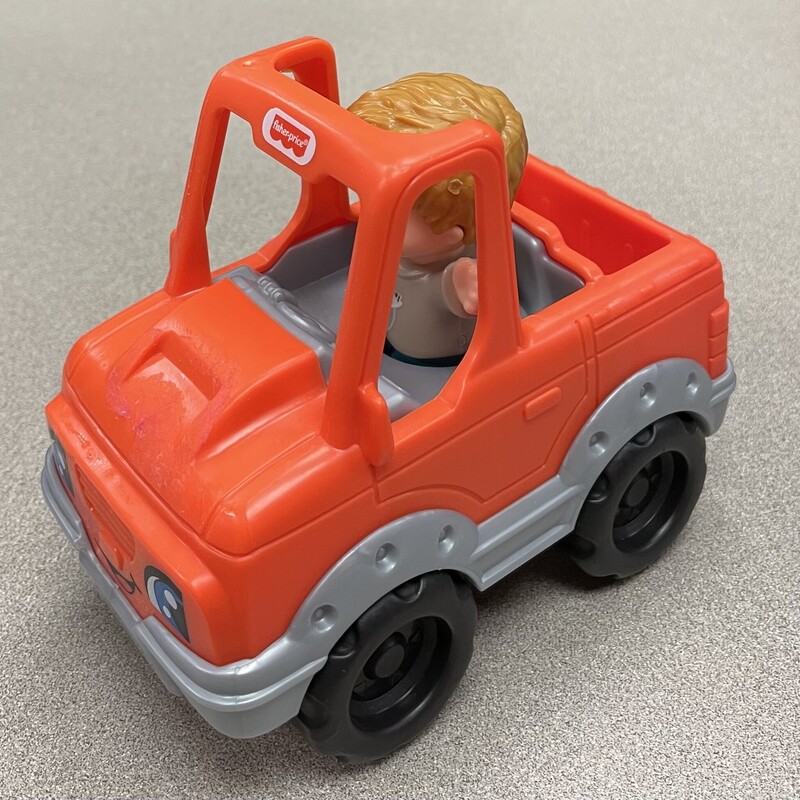 Fisher Price Jeep, Orange, Size: Small
Pre-owned