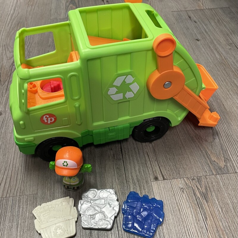 Fisher Price Recycling Tr, Green, Size: Pre-owned