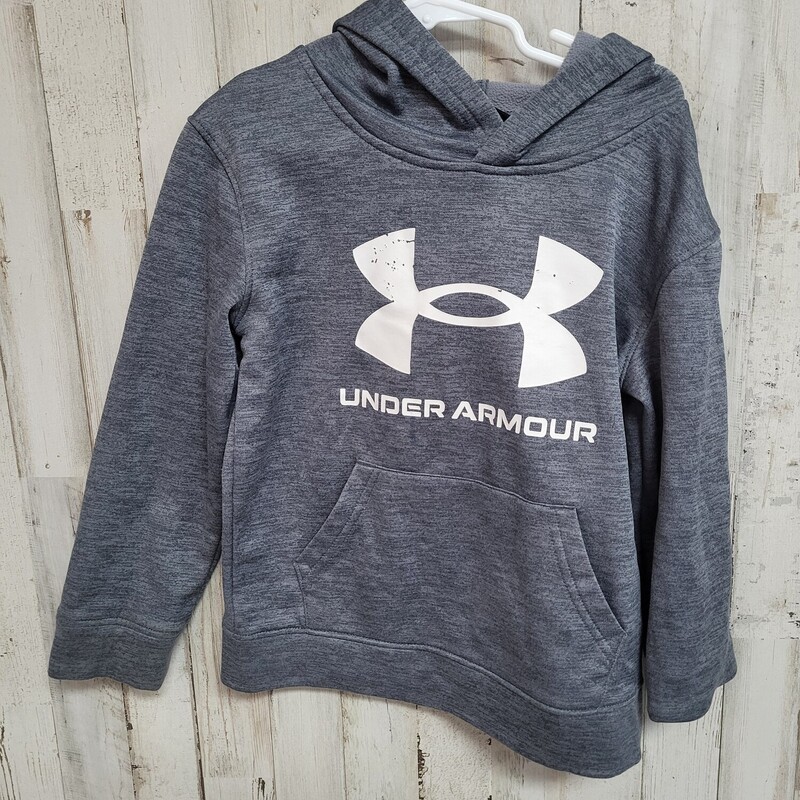 6x Grey Logo Hoodie, Grey, Size: Boy 5-8