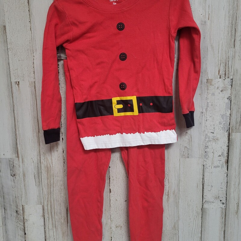 3T Red Santa PJ Set, Red, Size: Boy 2T-4T