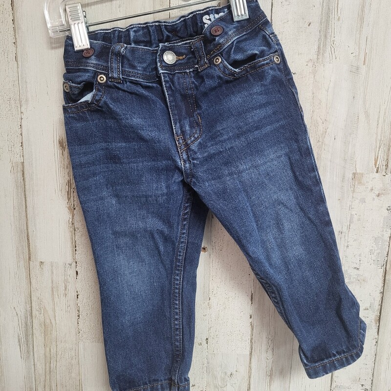 18m Dark Skinny Jeans, Denim, Size: Boy 12-24m