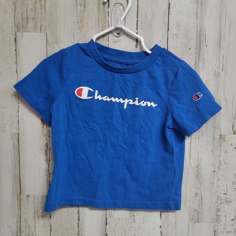 18m Blue Logo Tee, Blue, Size: Boy 12-24m