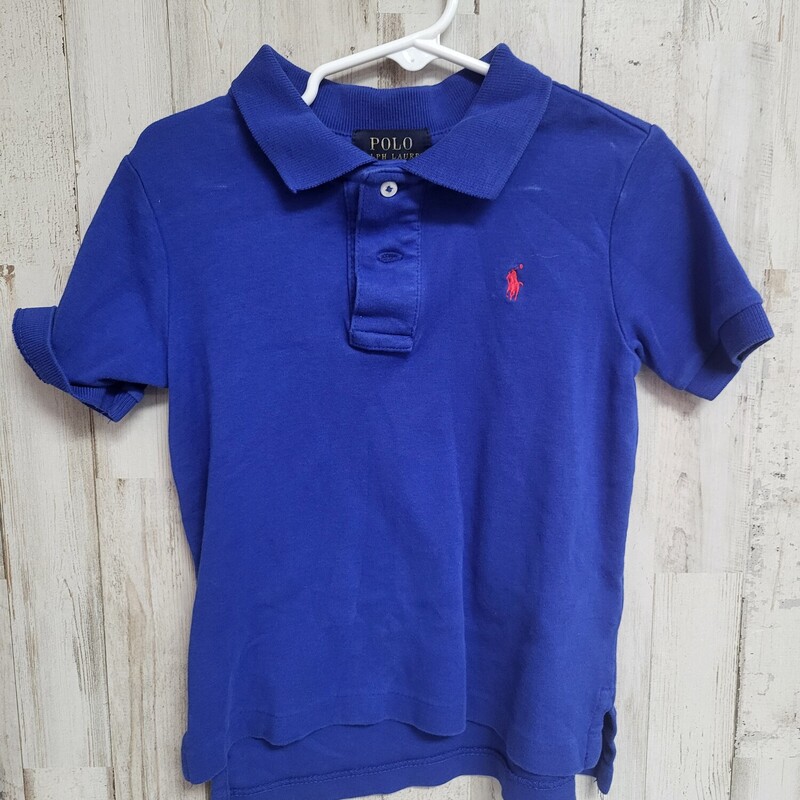 3T Blue Polo, Blue, Size: Boy 2T-4T