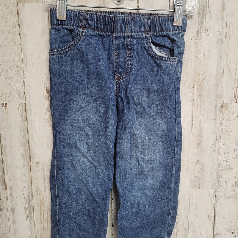 3T Denim Elastic Jeans, Denim, Size: Boy 2T-4T