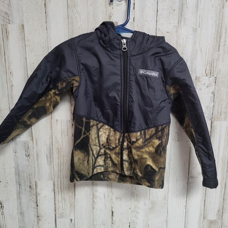 3T Camo/black Hooded Jack, Black, Size: Boy 2T-4T