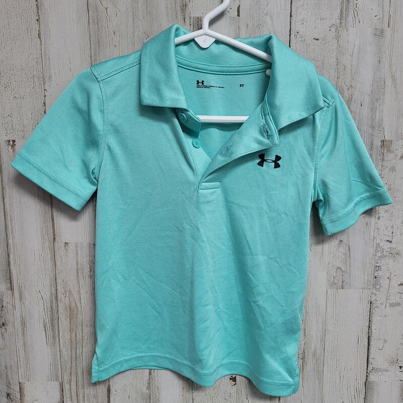 3T Teal Dry Fit Polo, Teal, Size: Boy 2T-4T