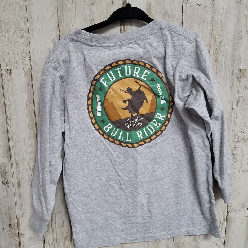 4T XS Grey Bullrider Long, Grey, Size: Boy 2T-4T