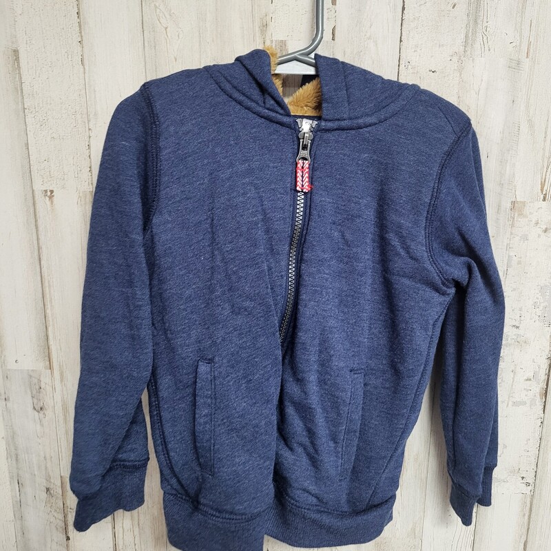 5T Navy Hooded Zip Jacket