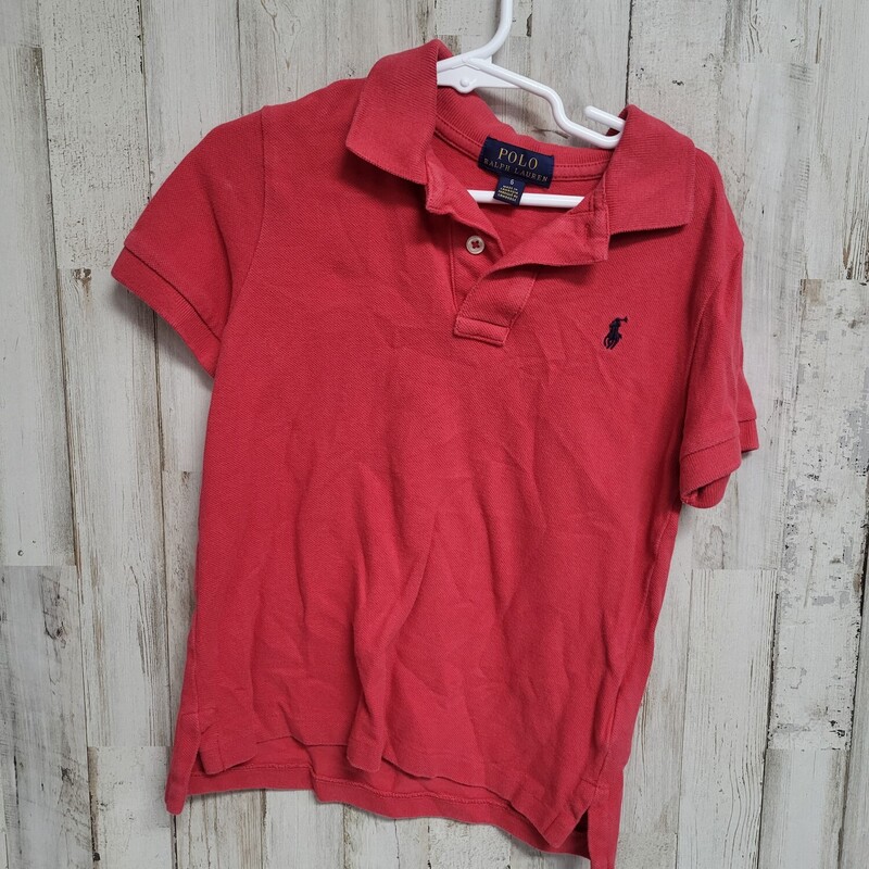 6x Red Polo, Red, Size: Boy 5-8