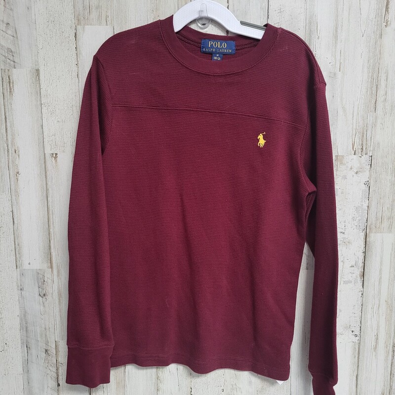 10/12 Maroon Thermal Logo, Maroon, Size: Boy 10 Up