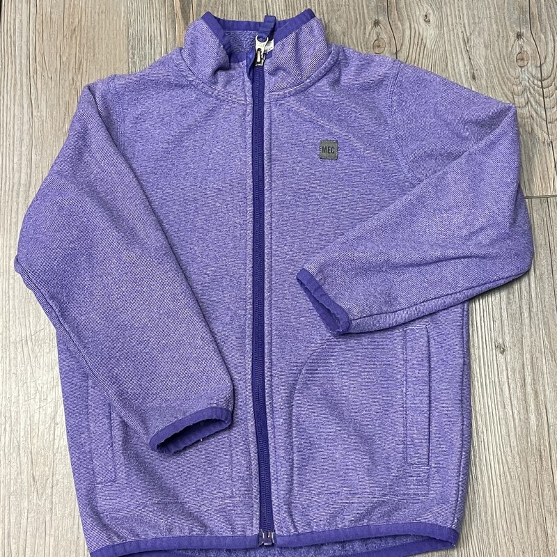 MEC Zip Fleece Sweater, Purple, Size: 5Y