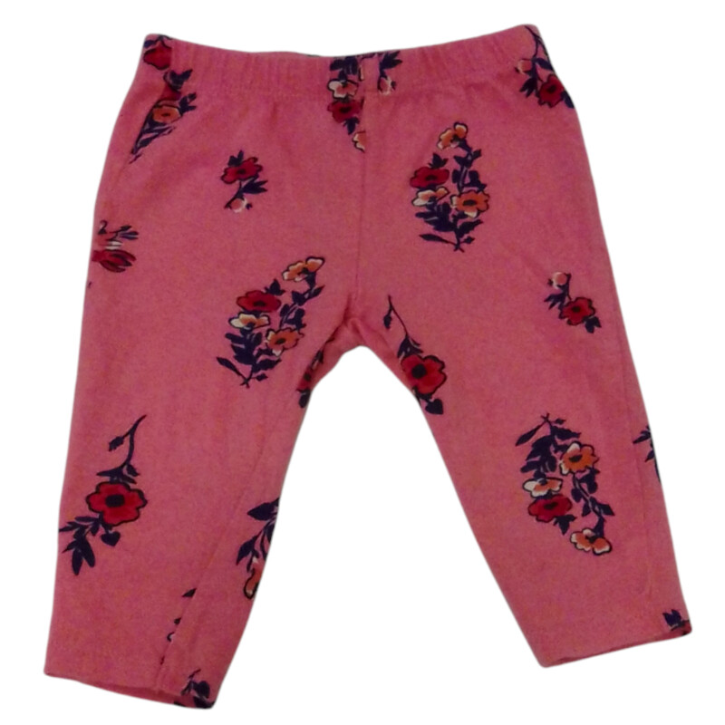 Pants: Pink Flowers