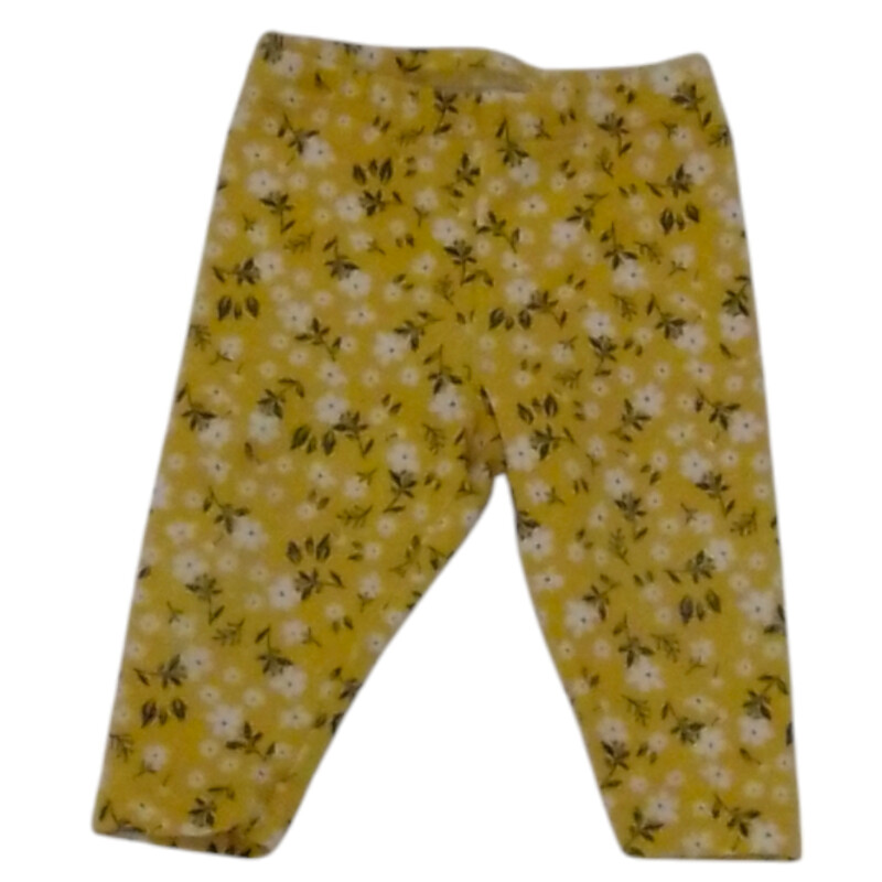 Pants: Yellow Flowers