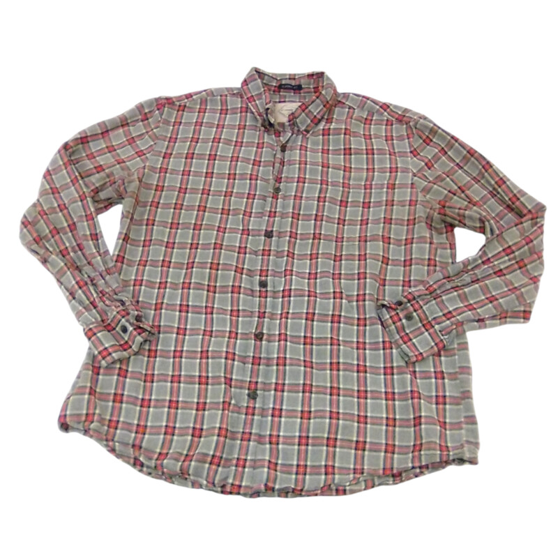 Long Sleeve Shirt: GR/RD