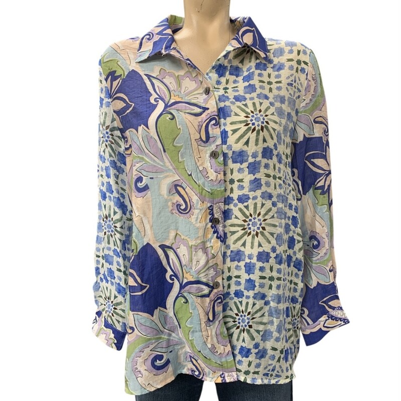 Creation NWT, Blue/mul, Size: S