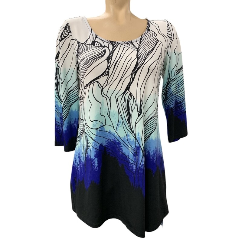 Cleo, Blue/blk, Size: M