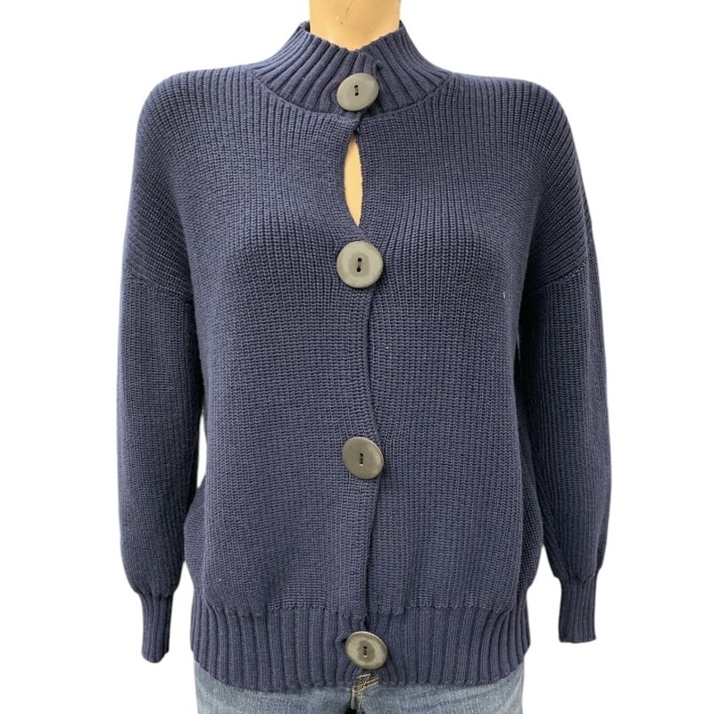 Knit, Navy, Size: S