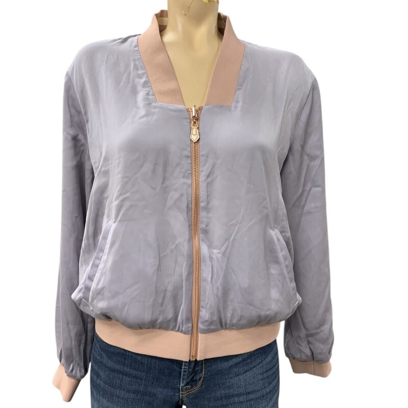 Stella&Dot Jacket Rvrsble, Lilac/ro, Size: L