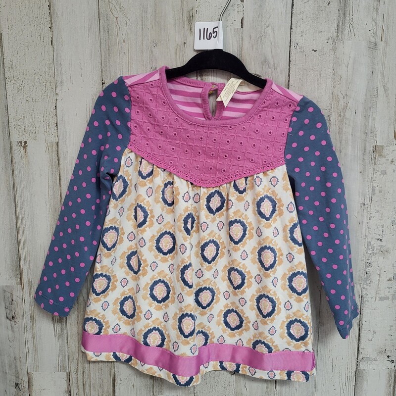 12/18M Blue Printed Eyeli, Blue, Size: Girl 6-12m