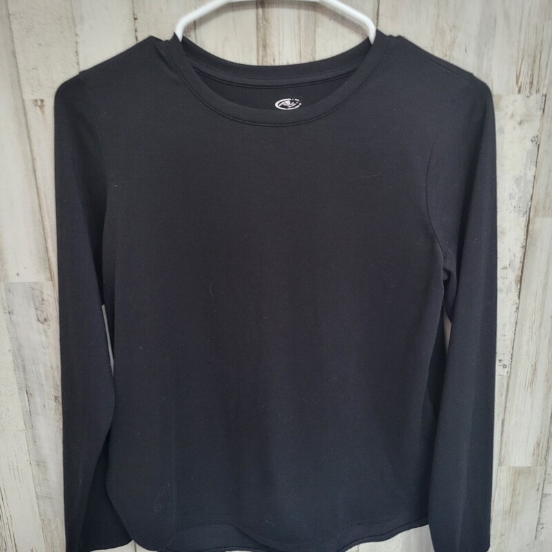 14/16 Black Longsleeve, Black, Size: Girl 10 Up