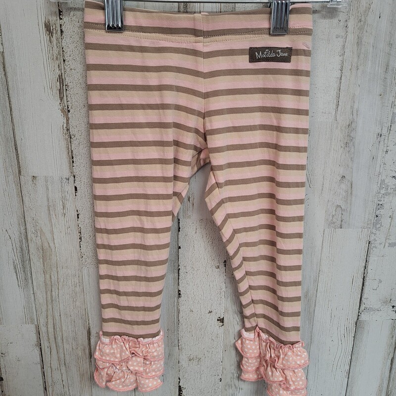 2 Pink Striped Pants, Pink, Size: Girl 2T