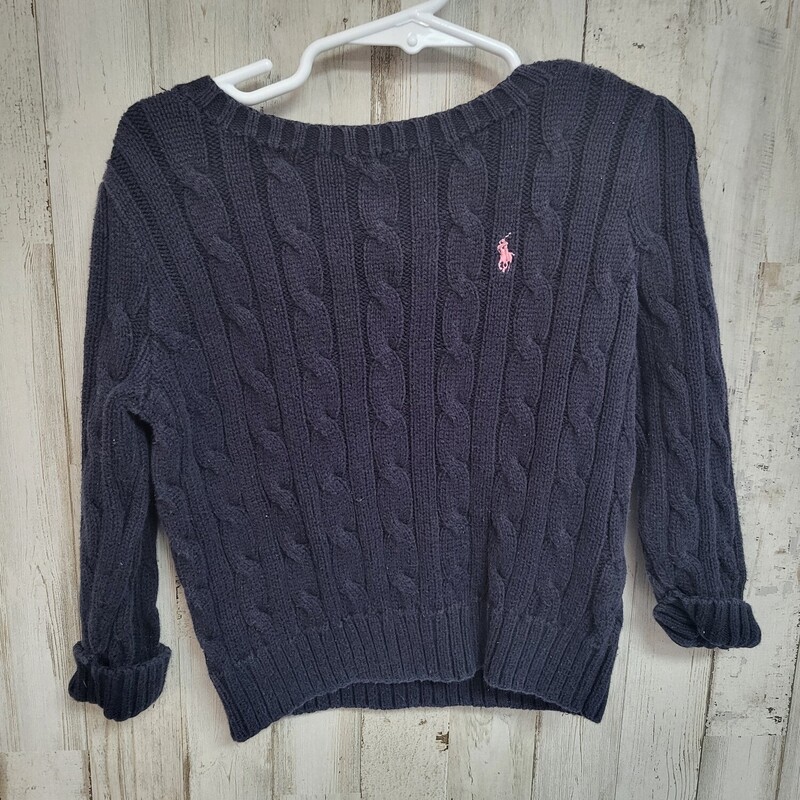 24M Navy Knit Sweater, Navy, Size: Girl 18-24