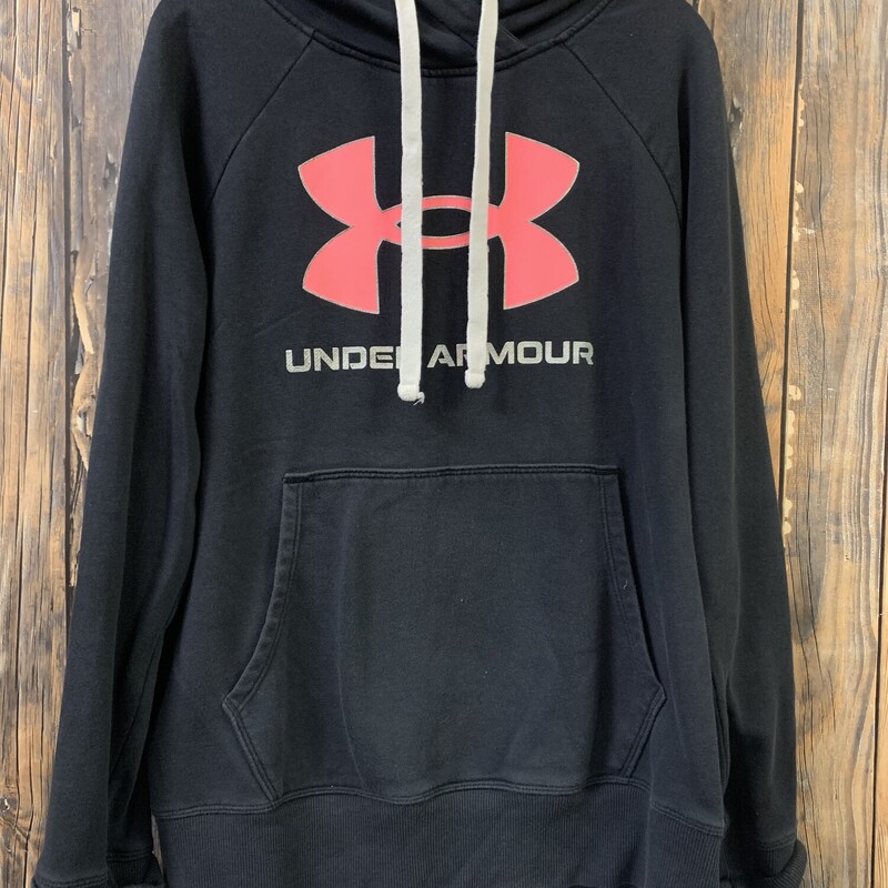 Black/pink UA Hoodie, Size: XS