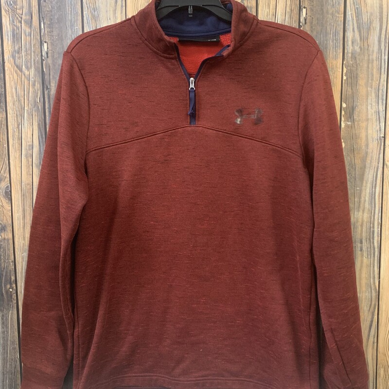 Red UA Quarterzip, Size: S