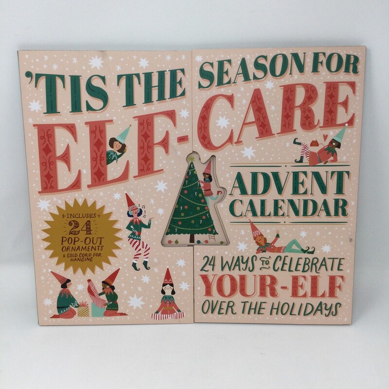 Elf Care Advent Calendar,
Coral/Green