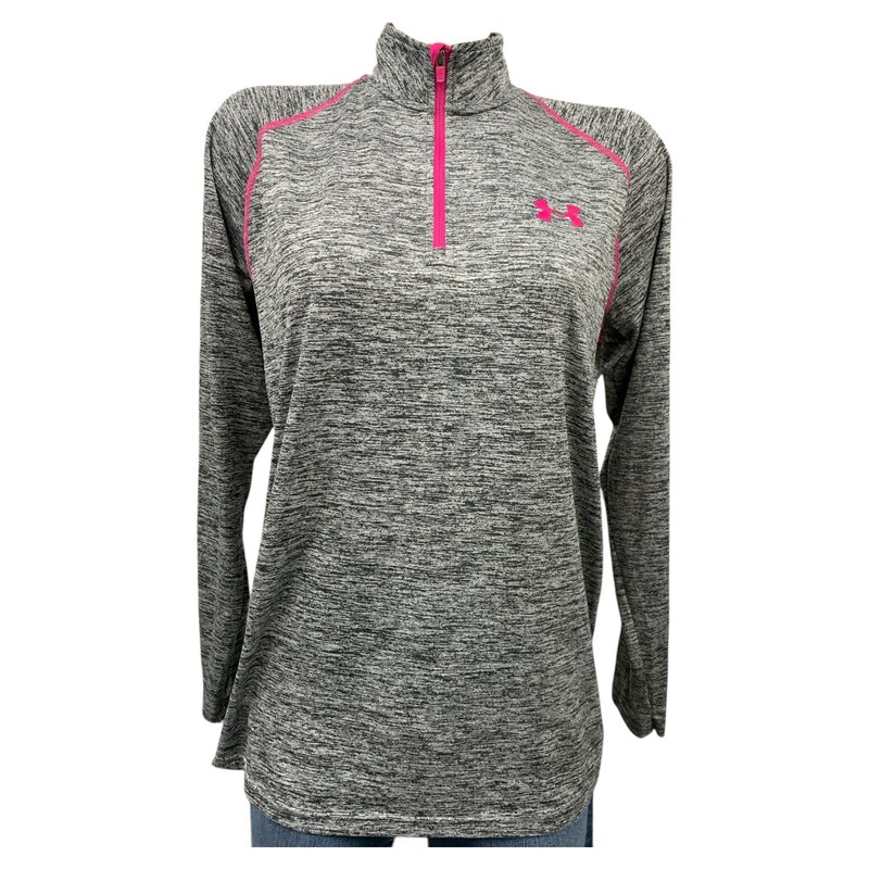 Under Armour, Grey/pnk, Size: M