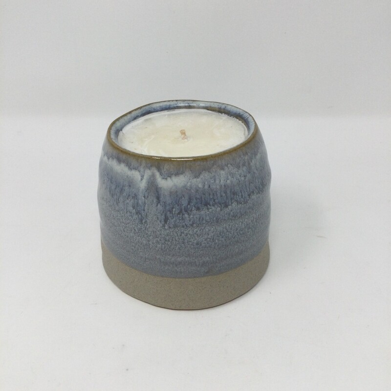 Ceramic Candle Holder & Sented Candle
Blue Sand