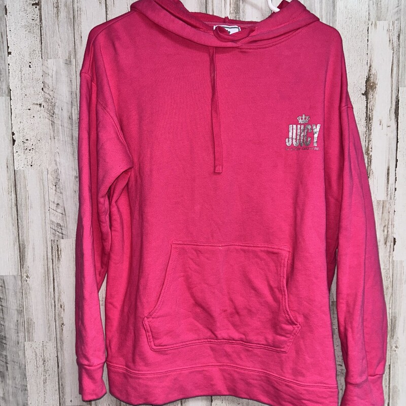 L Hot Pink Juicy Hoodie