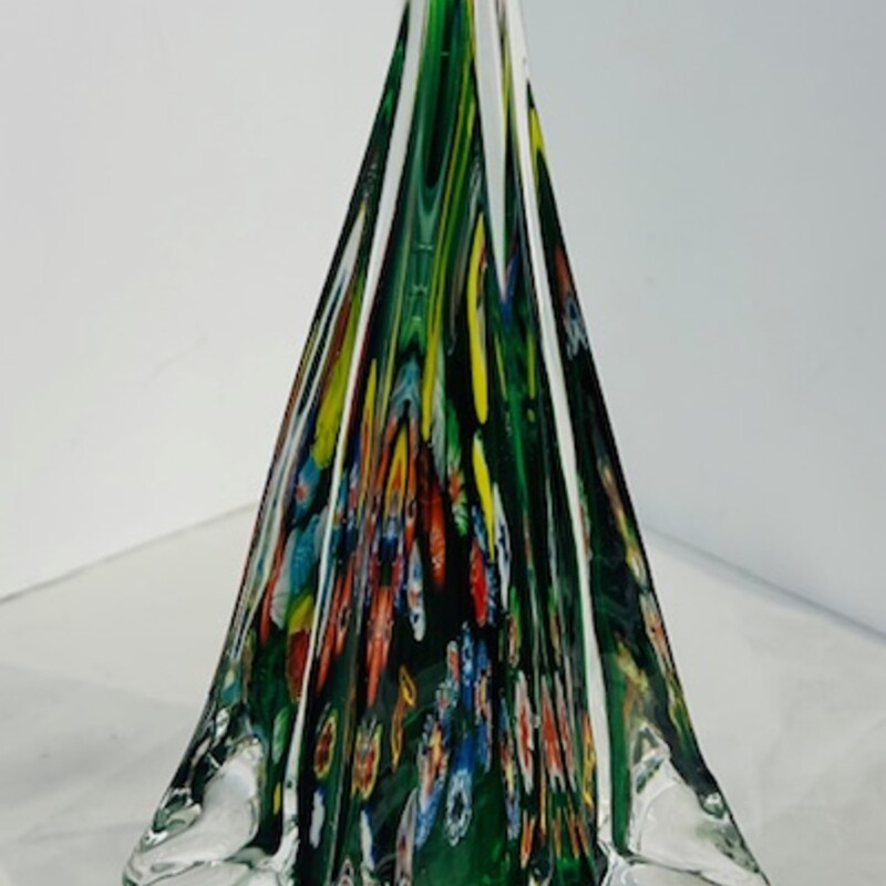 Art Glass Millefiori Tree