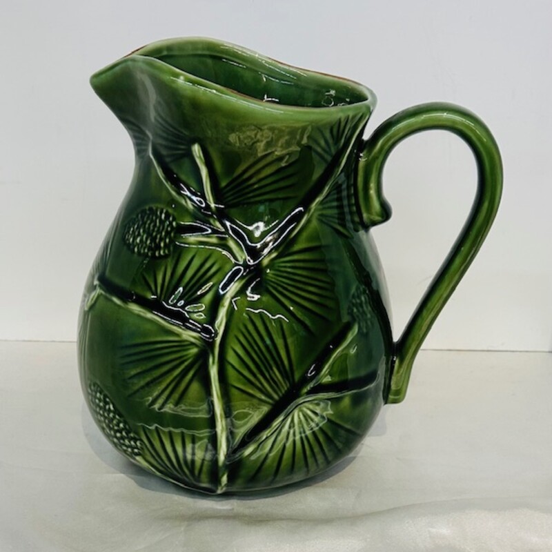 Pine Ceramic Pitcher
Green
Size: 9.5 x 8 x 10H