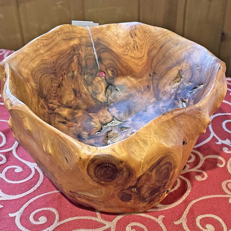 Wooden Burle Bowl
9 In Round X 6 In Tall.