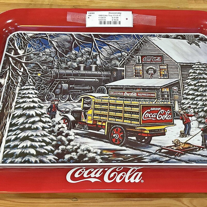 1999 Coke Tray 17.5 X 13