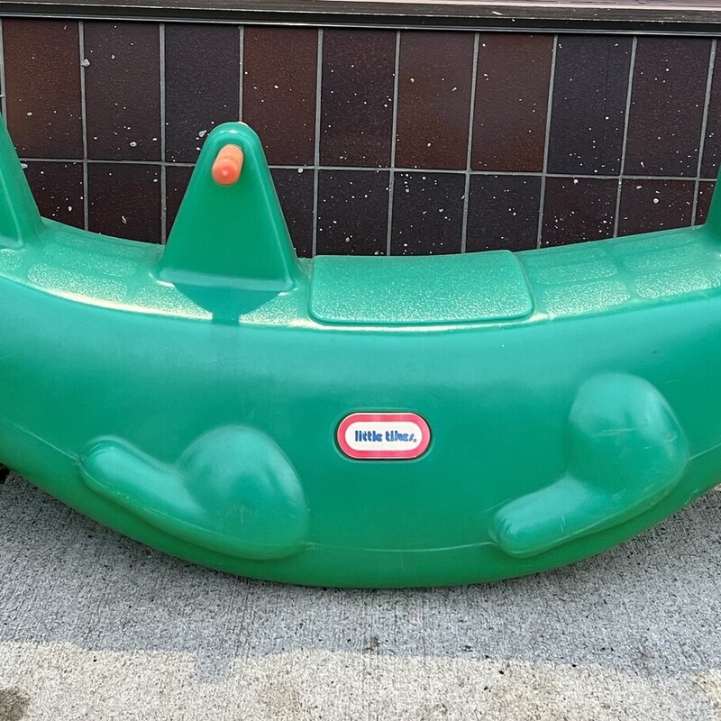 Little Tikes Aligator Teeter Totter, Green, Size: Pre-owned