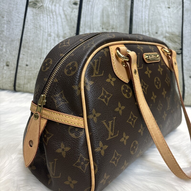 Louis Vuitton Montorgueil, Monogram, Size: Shldr Pm