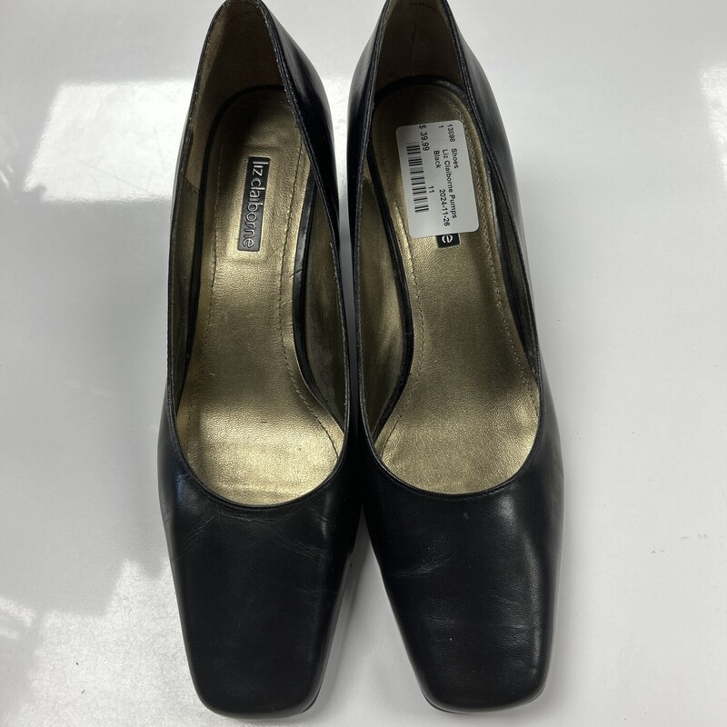 Liz Claiborne Pumps, Black, Size: 11