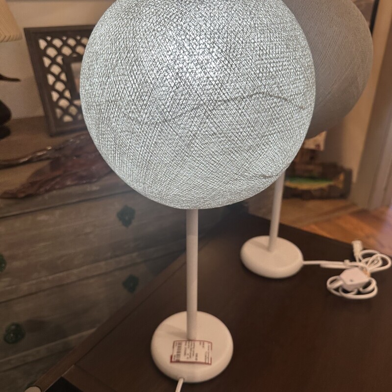 Cotton Ball Lamps