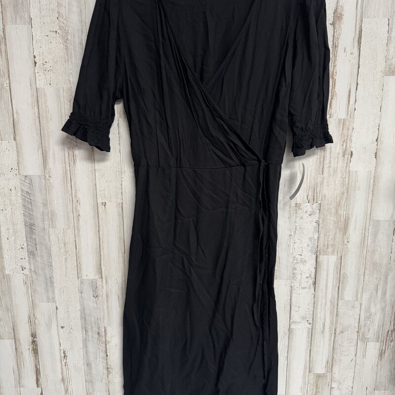 M Black Tie Dress, Black, Size: Ladies M