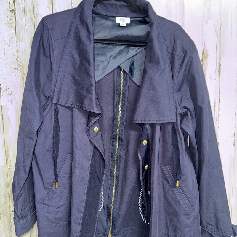 XL Navy Zip Jacket, Navy, Size: Ladies XL