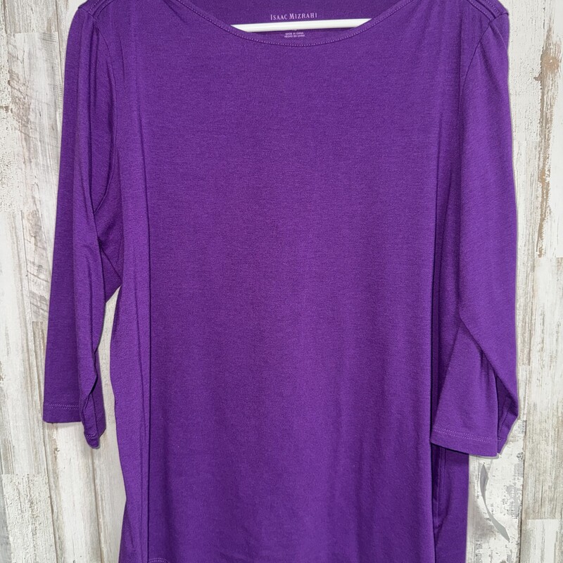 XL Purple Cotton Top