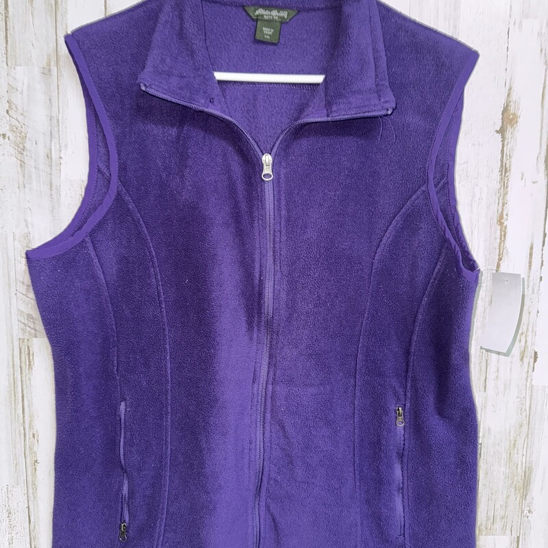 2X Purple Fleece Vest