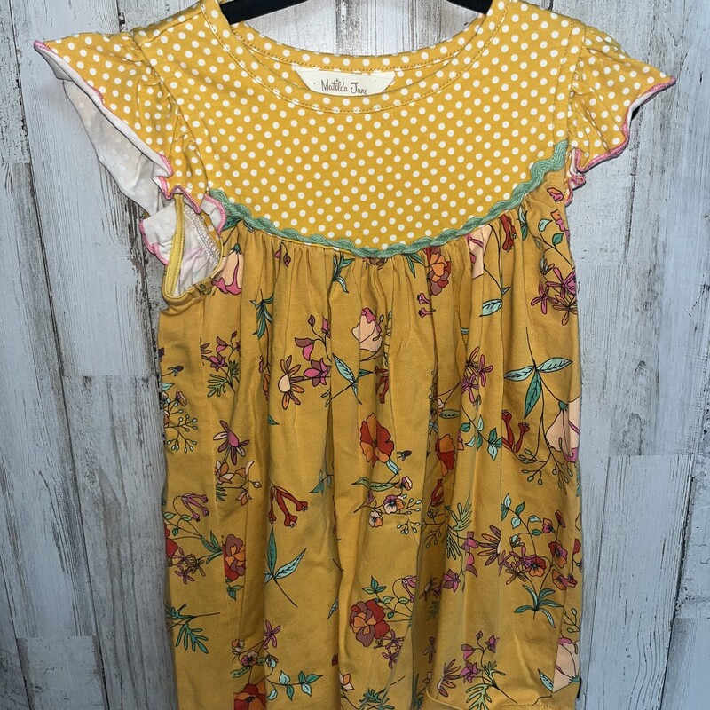 2 Yellow Floral Tunic, Yellow, Size: Girl 2T