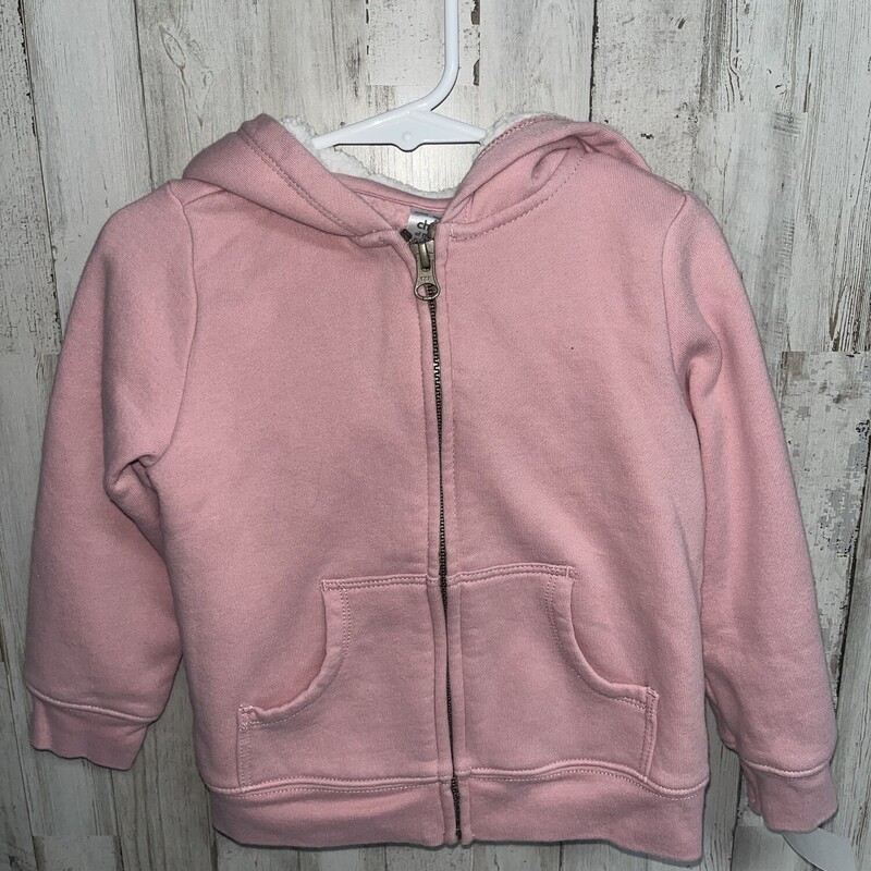 3T Pink Zip Jacket, Pink, Size: Girl 3T